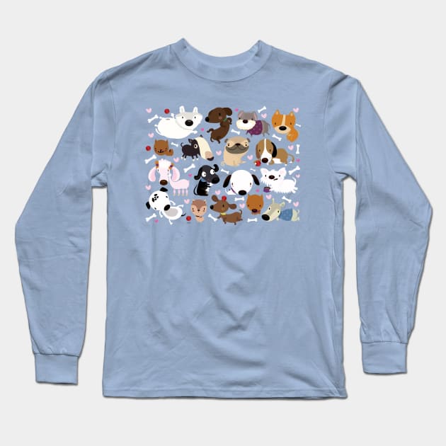 Dogs Long Sleeve T-Shirt by Mjdaluz